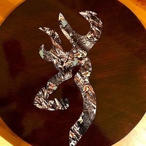 Man cave browning wall plaque (wooden)